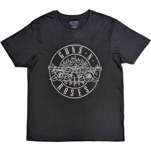 Guns N' Roses - Classic Bullet Mono Heren T-shirt - 2XL - Zwart