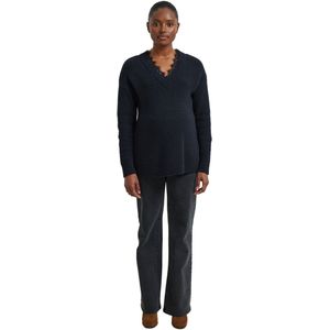 Vertbaudet - VERTBAUDET - Zwangerschapstrui - V-hals - Schuimbreisel - Kanten Inzetstuk