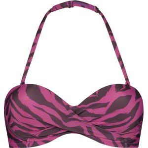 Beachlife Zigzag Zebra multiway bikinitop