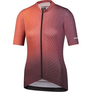 Shimano Yuri jersey dames fietsshirt met korte mouwen oranje