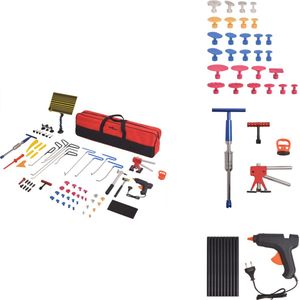 vidaXL Uitdeukset - Uitdeuksets - Uitdeukgereedschap - Uitdeukgereedschappen - 80-delige Uitdeukset zonder overspuiten roestvrij staal