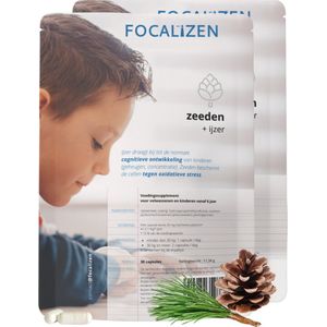 FOCALiZEN Zeeden - Supplement - gericht op concentratie van kinderen/tieners - met of zonder ADHD