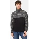 camel active Fleece troyer met ritszakken - Maat menswear-M - Marineblauw