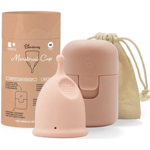 Bamboozy Luxe Menstruatiecup V3 Maat S Herbruikbare Menstruatie Cup met Sterilisator Period Menstruatiecup Menstrueren Zero Waste