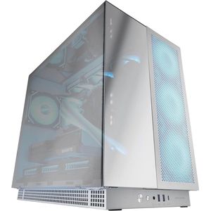 Custom Gaming Case XXL E-ATX met Doorlopend Chromen Glas