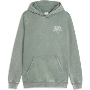 PUMA PUMA CLASS Washed Hoodie FL Heren sporttrui - Green Moon