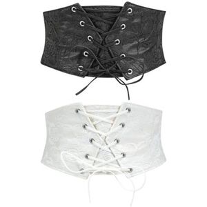 Elastisch taillekorset voor dames - comfortabele en stijlvolle brede riem voor jurken