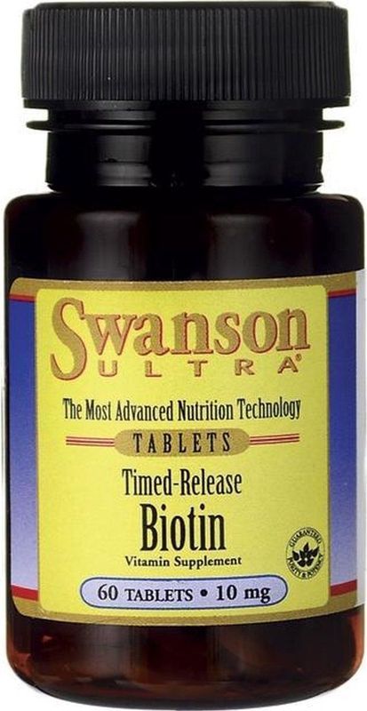 Swanson - Ultra Timed-Release Biotin - 10 mg - Vitamine B