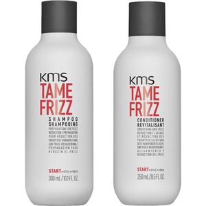 KMS Tame Frizz Shampoo 300ml + Conditioner 250ml
