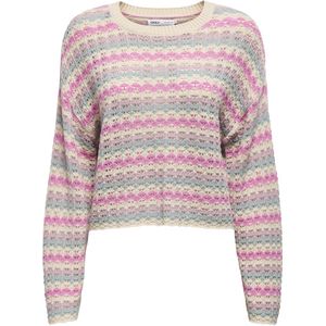 ONLY - ONLASA LS SHORT O-NECK KNT NCA - Meisjes - Gebreide truien