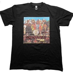 The Beatles - Sgt Pepper Heren T-shirt - S - Zwart