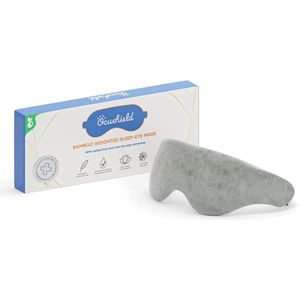 Oogmasker voor betere slaap - Bamboe, Gewogen, Afneembaar verwarmings- en koelbehandeling, Hypoallergene en ademende materialen