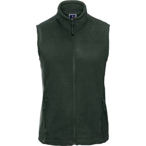 Russell Europa Vrouwen/dames Outdoor Full-Zip Anti-Pill Fleece Gilet Jacket (Fles groen)