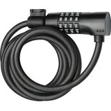 AXA Resolute C8/180 - Kabelslot - Slot voor Fietsen - Code - Gebruiksvriendelijk - 180 cm lang - Diameter 8 mm - Zwart
