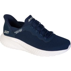 Skechers - Bobs Squad Chaos Daily Hype - Instappers - Marineblauw - Gebreid en Synthetisch