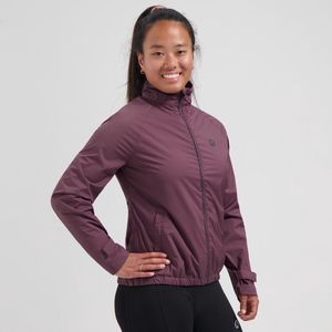 Rogelli Essential Dames Hardloopjack - Running Jacket - Aubergine