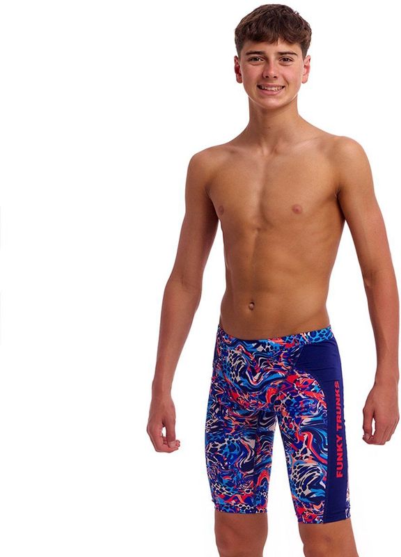 Funky Trunks Fts003b72236 Training Jammer Blauw AUS 24 Jongens