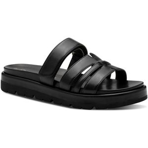 MARCO TOZZI Pantolette - Damessandalen - Zwart - Synthetisch Materiaal