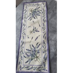 Tafelloper Gobelinstof Lavender Bouquet 100*40cm