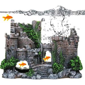 Aquarium Decoratie - Kasteel - 17x13x7 cm