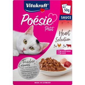 Vitakraft Poesie Petit Heart Selection 6x50 gram