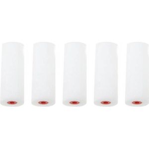 Schuimroller recht 10cm - Verfrolletje - Verfrol - Lakrol - Lakroller - Fijnschuim - Aflak - Verf - Grondverf - 5 STUKS