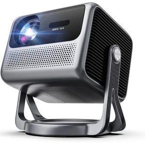 Mini Beamer - Projector - Digitale Beamer - Draagbaar - 1080P - Full HD Projector - Met 90° Gimbal - Auto Focus - Android 11.0 - 600ANSI - Android System - Zwart