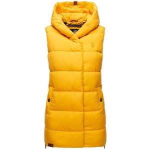 Gewatteerd & Winddicht Navahoo Madilynaa - Bodywarmer - Volwassen - Capuchon - Geel - XXL