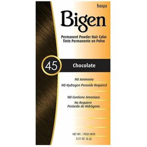 Bigen - Chocolate #45 - Permanent Haarverf - Volumepoeder