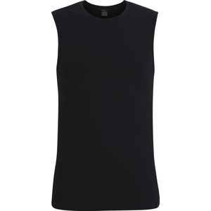 Gotzburg heren shirt mouwloos slim fit O-hals 95/5 (1-pack) - heren ondershirt stretchkatoen - zwart - Maat: M