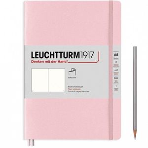 Leuchtturm notitieboek soft medium pastel roze blanco