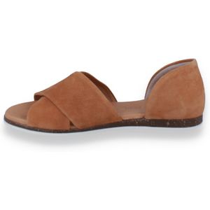 Apple Of Eden Dames Sandaal | Cognac | Maat: 38