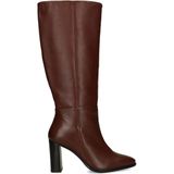 Sacha - Hoge Leren Laarzen - Bordeaux - Dames