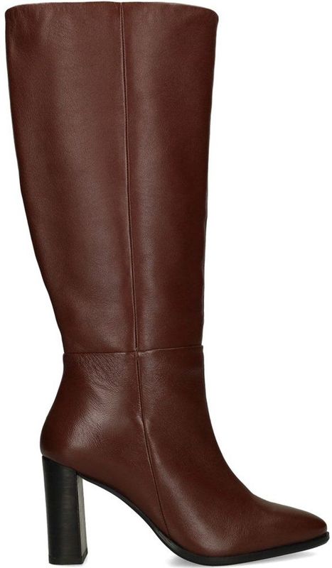 Sacha - Hoge Leren Laarzen - Bordeaux - Dames