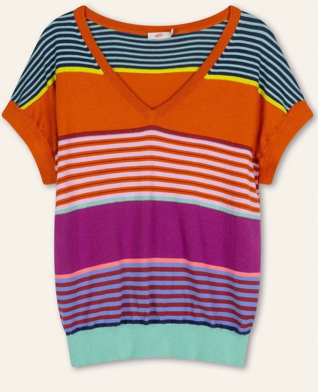 Oilily - Klee short sleeves pullover - Blauw - S