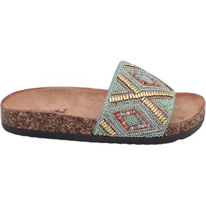 Dames sandalen - slippers - strand sandalen - collectie 2024 - ibiza look -