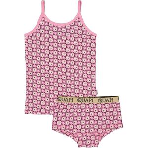 Quapi ondergoedsetje: Hemd en Shortje Pink Flower maat 92