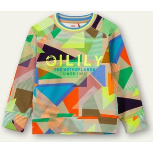 Oilily Hoores - Sweater - Jongens - Beige - 116/6yr