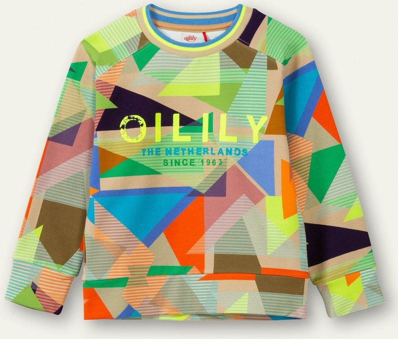 Oilily Hoores - Sweater - Jongens - Beige - 116/6yr