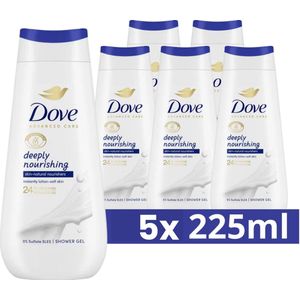Dove Shower Deeply Nourishing 225ML 5x