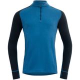 Devold - Duo Active - Merino 205 Z Neck Jersey - Blauw - Heren