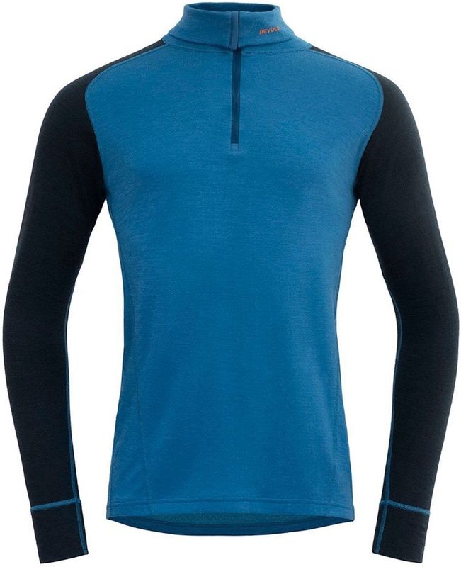 Devold - Duo Active - Merino 205 Z Neck Jersey - Blauw - Heren
