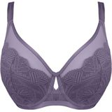 SugarShape - Sensa Luxe - BH - Storm - Halbwattiert met Zachte Spitze en Transparant Mesh