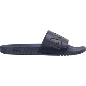 Boss - Aryeh - Badslippers - Navy - Zwart
