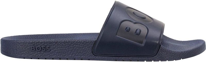 Boss - Aryeh - Badslippers - Navy - Zwart