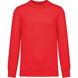 Sweatshirt Unisex S Kariban Ronde hals Lange mouw Red 50% Katoen, 50% Polyester