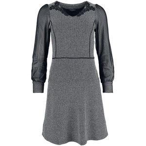 Vive Maria Cottage Girl Dames Korte jurk - zwart/grijs - S