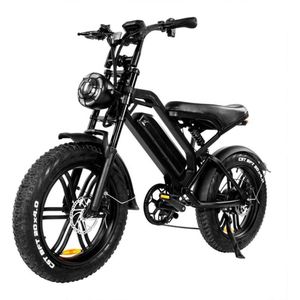 V20 - Rijklaar - Fatbike - Elektrische Fatbike - Elektrische Fiets - E Bike - Zwart