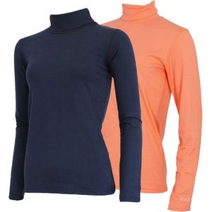 2-Pack Campri - Skipully - Wintersportpully - Dames - Navy/Salmon (439) - maat M