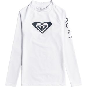 Roxy - UV Rashguard voor meisjes - Whole Hearted - Longsleeve - Bright White - maat 164cm
